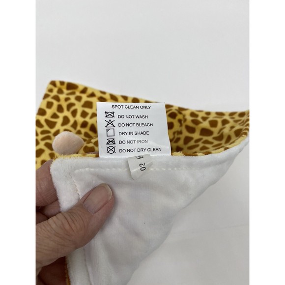 Baby FeFe Giraffe Baby Security Blanket Lovey w/Pocket Hook & Loop holder - Picture 10 of 11